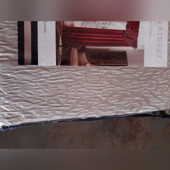 BRAND NEW TOGA VALENCES - LIGHT TAN NEUTRAL  COLOR - Picture 1 of 7